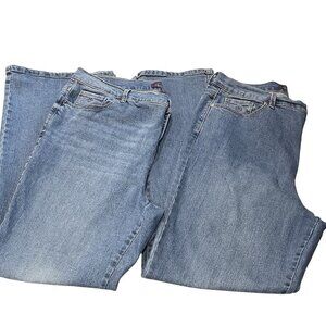 Gloria Vanderbilt Amanda Jeans Womens 16 Bootcut Straight High Rise Stretch Lot
